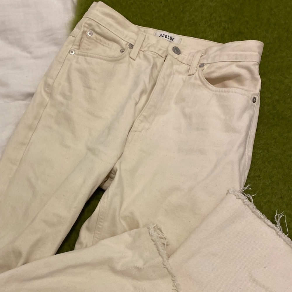 White Agolde Jeans